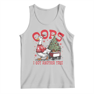 Funny Oops I Got Another Tree Funny Christmas Goose Tank Top TS11 Ash Print Your Wear