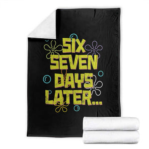 Funny 67 Days Later Throw Blanket 67 Days Of School Meme Teacher TS11 Black Print Your Wear