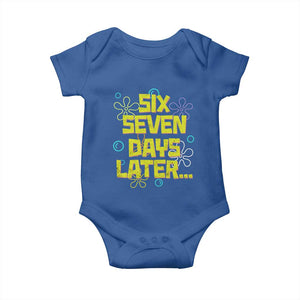 Funny 67 Days Later Baby Onesie 67 Days Of School Meme Teacher TS11 Royal Blue Print Your Wear