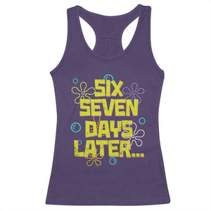 Funny 67 Days Later Racerback Tank Top 67 Days Of School Meme Teacher TS11 Purple Print Your Wear