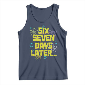 Funny 67 Days Later Tank Top 67 Days Of School Meme Teacher TS11 Navy Print Your Wear