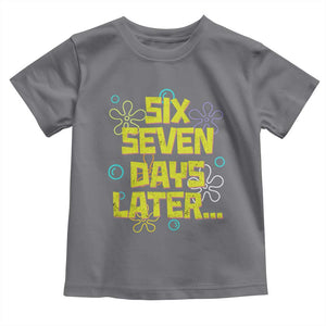 Funny 67 Days Later Toddler T Shirt 67 Days Of School Meme Teacher TS11 Charcoal Print Your Wear