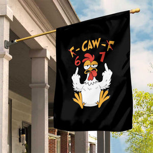 Funny F Caw F 67 Meme Garden Flag Cartoon Chicken Six Seven Poultry Humor TS11 Print Your Wear