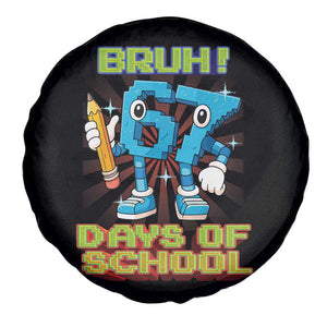 Funny Bruh 67 Days Of School Spare Tire Cover Six Seven Meme Pixel Game Gen Alpha TS11 Print Your Wear