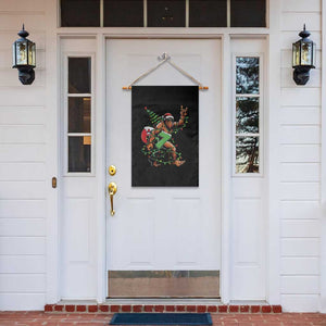 Funny Santa Bigfoot 67 Christmas Tree Xmas Lights Garden Flag TS11 Print Your Wear