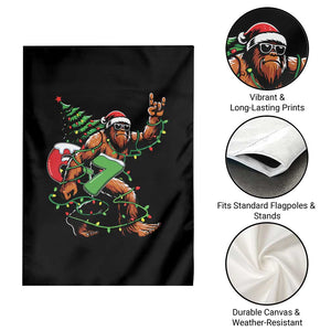 Funny Santa Bigfoot 67 Christmas Tree Xmas Lights Garden Flag TS11 Print Your Wear
