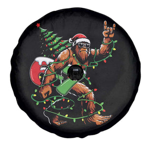 Funny Santa Bigfoot 67 Christmas Tree Xmas Lights Spare Tire Cover TS11 Print Your Wear