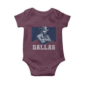 DFC Game Day Baby Onesie Blue Star Football Game Sport Lover TS11 Maroon Print Your Wear