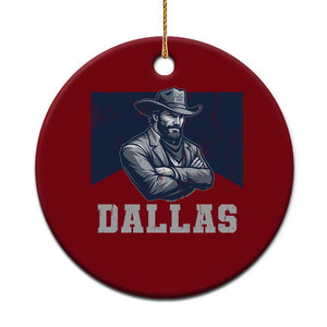 DFC Game Day Ceramic Ornament Blue Star Football Game Sport Lover TS11 1pc Red Print Your Wear