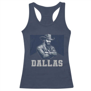 DFC Game Day Racerback Tank Top Blue Star Football Game Sport Lover TS11 Navy Print Your Wear
