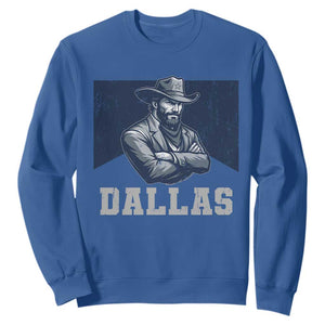 DFC Game Day Sweatshirt Blue Star Football Game Sport Lover TS11 Royal Blue Print Your Wear