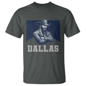 DFC Game Day T Shirt Blue Star Football Game Sport Lover TS11 Dark Heather Print Your Wear