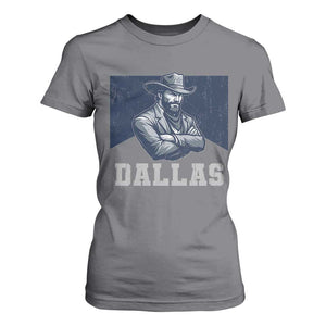 DFC Game Day T Shirt For Women Blue Star Football Game Sport Lover TS11 Charcoal Print Your Wear