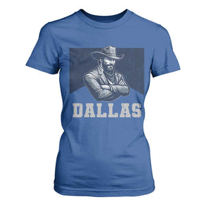 DFC Game Day T Shirt For Women Blue Star Football Game Sport Lover TS11 Royal Blue Print Your Wear