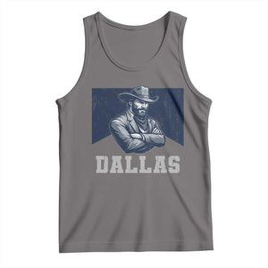 DFC Game Day Tank Top Blue Star Football Game Sport Lover TS11 Deep Heather Print Your Wear