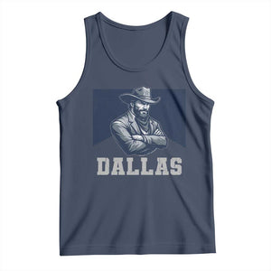 DFC Game Day Tank Top Blue Star Football Game Sport Lover TS11 Navy Print Your Wear