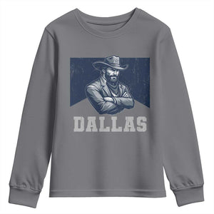 DFC Game Day Youth Sweatshirt Blue Star Football Game Sport Lover TS11 Charcoal Print Your Wear