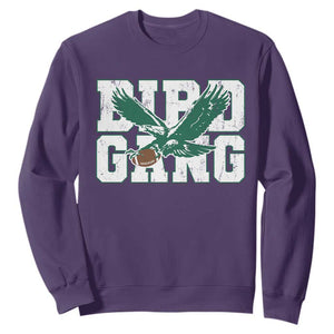 Bird Gang Sweatshirt Philadelphia Fan American Football Eagle Game Day TS11 Purple Print Your Wear