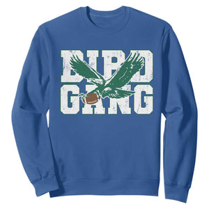 Bird Gang Sweatshirt Philadelphia Fan American Football Eagle Game Day TS11 Royal Blue Print Your Wear