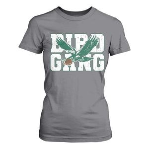 PFE Football Lovers Game Day T Shirt For Women TS11 Charcoal Print Your Wear