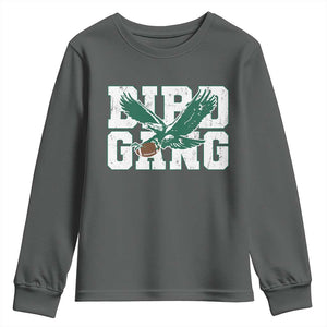 PFE Football Lovers Game Day Youth Sweatshirt TS11 Dark Heather Print Your Wear