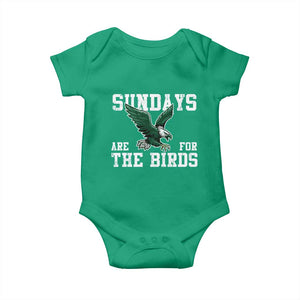 Funny Sundays Are For The Bird Baby Onesie American Football Lovers TS11 Irish Green Print Your Wear