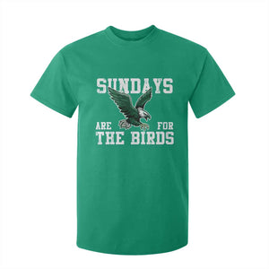 Funny Sundays Are For The Bird T Shirt For Kid American Football Lovers TS11 Irish Green Print Your Wear