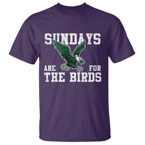 Funny Sundays Are For The Bird T Shirt American Football Lovers TS11 Purple Print Your Wear