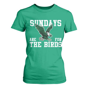 Funny Sundays Are For The Bird T Shirt For Women American Football Lovers TS11 Irish Green Print Your Wear