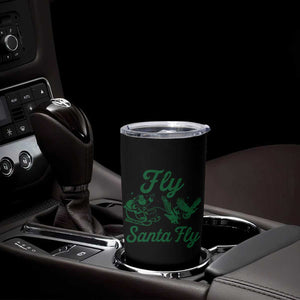 Funny Fly Santa Fly Tumbler Cup Christmas Football PFE TS11 Print Your Wear