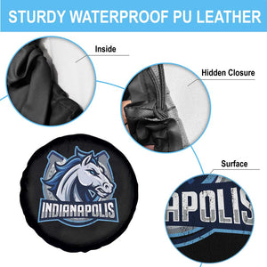 IFC Game Day Spare Tire Cover Blue Football Lover Equine Shoe TS11 Print Your Wear