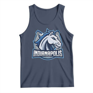 IFC Game Day Tank Top Blue Football Lover Equine Shoe TS11 Navy Print Your Wear