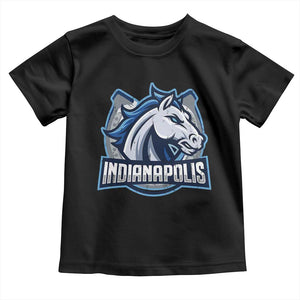 IFC Game Day Toddler T Shirt Blue Football Lover Equine Shoe TS11 Black Print Your Wear