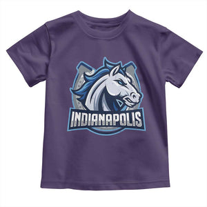 IFC Game Day Toddler T Shirt Blue Football Lover Equine Shoe TS11 Purple Print Your Wear