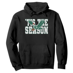Christmas Football Lover Hoodie Green PFE Santa Hat Game Day TS11 Black Print Your Wear