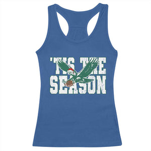 Christmas Football Lover Racerback Tank Top Green PFE Santa Hat Game Day TS11 Royal Blue Print Your Wear