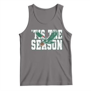 Christmas Football Lover Tank Top Green PFE Santa Hat Game Day TS11 Deep Heather Print Your Wear