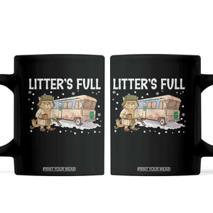 Funny Christmas Vacation Litter's Full Cat Coffee Mug Xmas Movie TS11 Black Print Your Wear