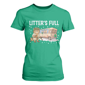 Funny Christmas Vacation Litter's Full Cat T Shirt For Women Xmas Movie TS11 Irish Green Print Your Wear