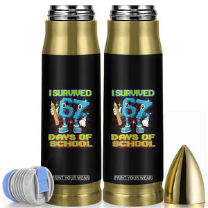 Funny I Survived 67 Days Of School Bullet Tumbler Six Seven Meme Pixel Game Gen Alpha TS11 Black Print Your Wear
