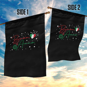 Funny Buon Anno Itlalian New Year Garden Flag TS11 Print Your Wear