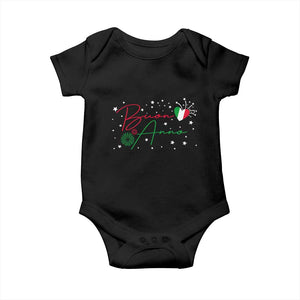 Funny Buon Anno Itlalian New Year Baby Onesie TS11 Black Print Your Wear