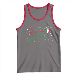 Funny Buon Anno Itlalian New Year Tank Top TS11 Deep Heather Red Print Your Wear