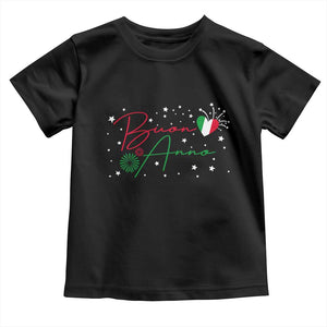Funny Buon Anno Itlalian New Year Toddler T Shirt TS11 Black Print Your Wear