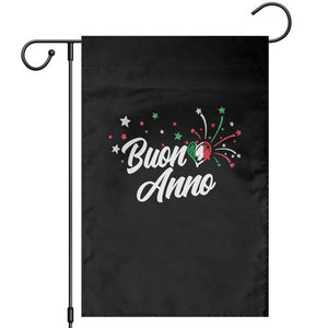 Funny Buon Anno Itlalian New Year Garden Flag Italy Heart TS11 Black Print Your Wear