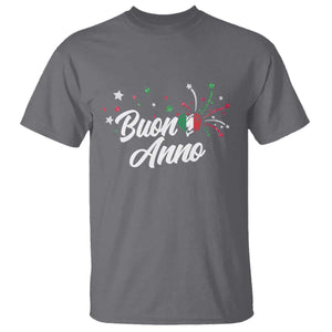 Funny Buon Anno Itlalian New Year T Shirt Italy Heart TS11 Charcoal Print Your Wear