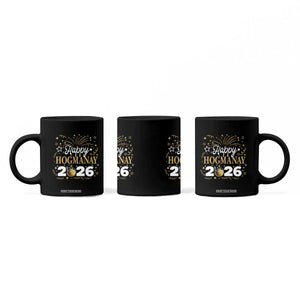 Scottish New Year 2026 Coffee Mug Happy Hogmanay NYE Party Faux Glitter Effect Printed TS11 Print Your Wear