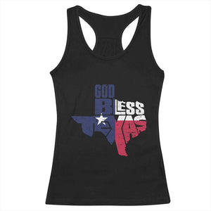 American Texan Racerback Tank Top God Bless Texas TX Flag TS11 Black Print Your Wear