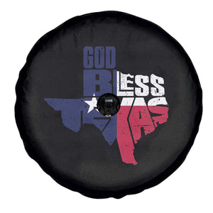 American Texan Spare Tire Cover God Bless Texas TX Flag TS11 Print Your Wear