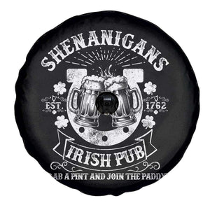 Funny Shenanigans Irish Pub Grab A Pint And Join The Paddy Spare Tire Cover Irish Beer TS11 Print Your Wear